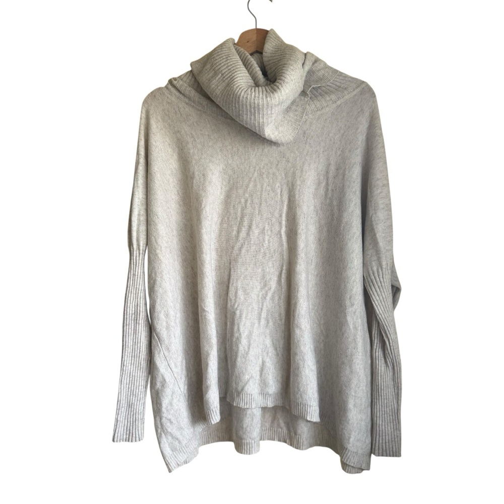 Gypsy Junkies Cotton Cashmere blend Cowl Neck knit Sweater
